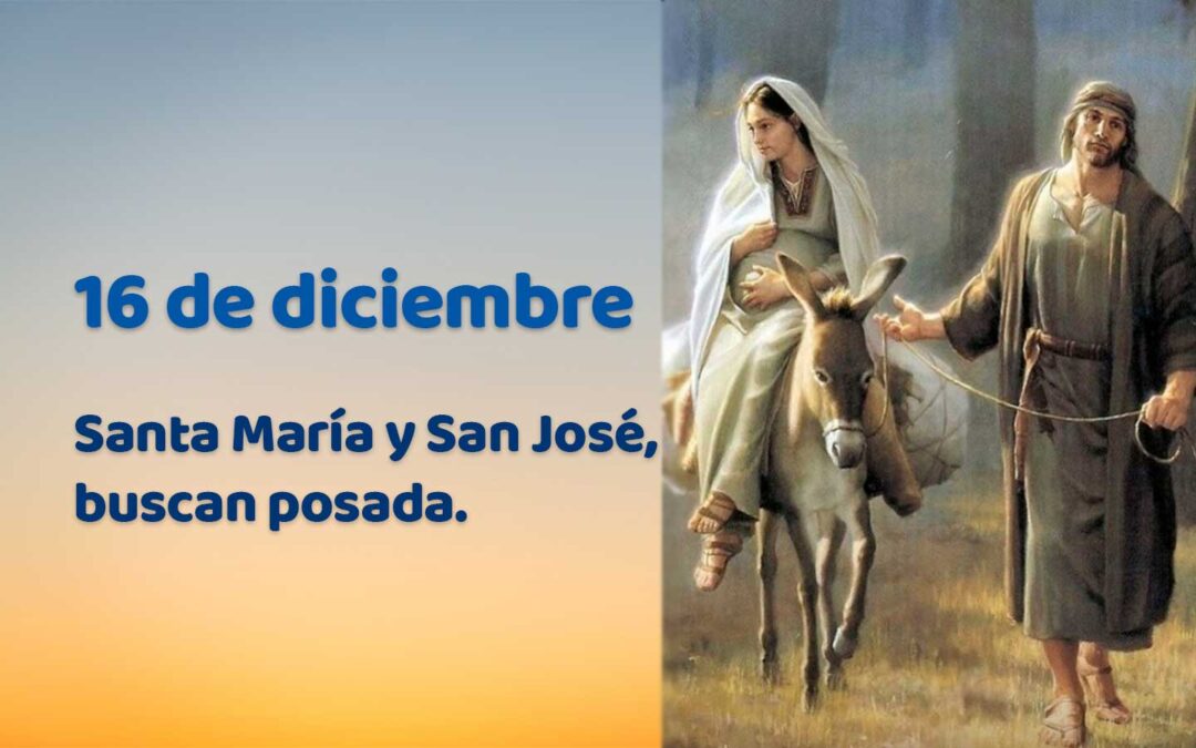 Santa María y San José, buscan posada