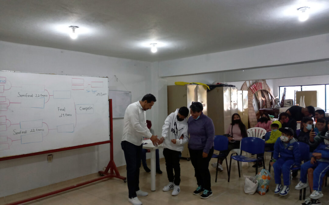 Sorteo del Torneo Juvenil Inter-Catequesis en Cuajimalpa