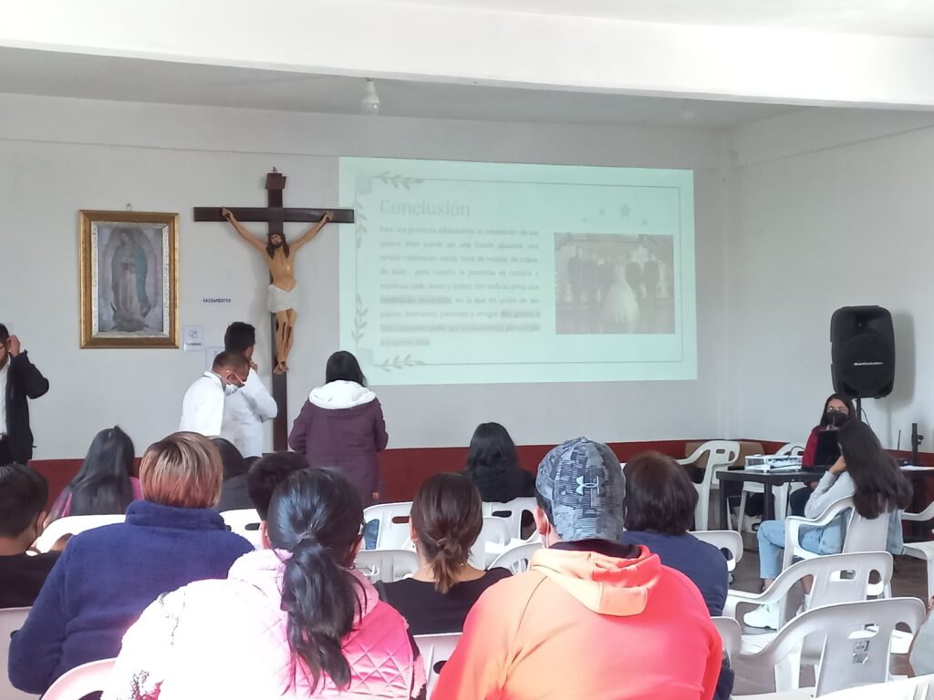 Participación de las quinceañeras